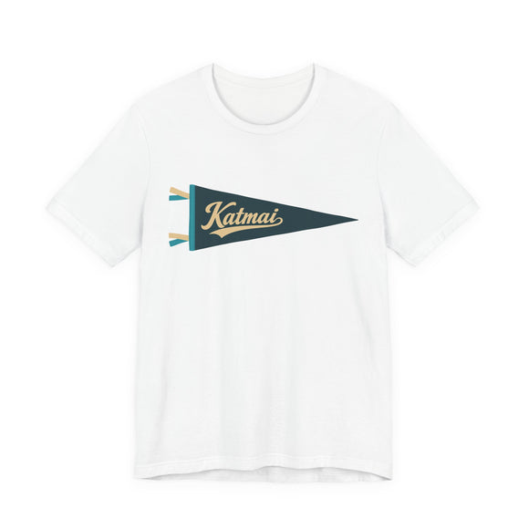 Katmai National Park Pennant T-Shirt — Vintage Camp Flag Tee