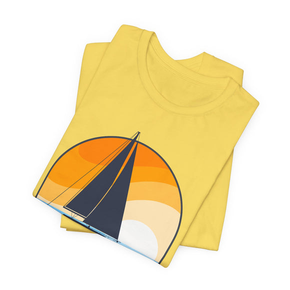Oregon T Shirt - Retro Sailboat Oregon Tee
