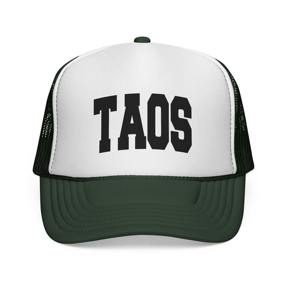 Taos, New Mexico Collegiate Style Trucker Hat