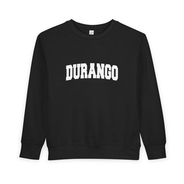 Buy black Durango, Colorado Toddler Sweatshirt - Durango Toddler Crewneck Sweatshirt