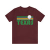 Golf Texas T-Shirt - Retro Golf Unisex Texas Shirt