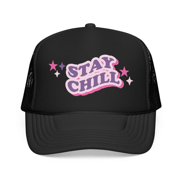 Stay Chill Trucker Hat Boho