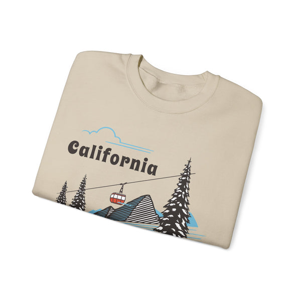 California Sweatshirt - Unisex Retro Ski Mountain Gondola California Sweatshirt
