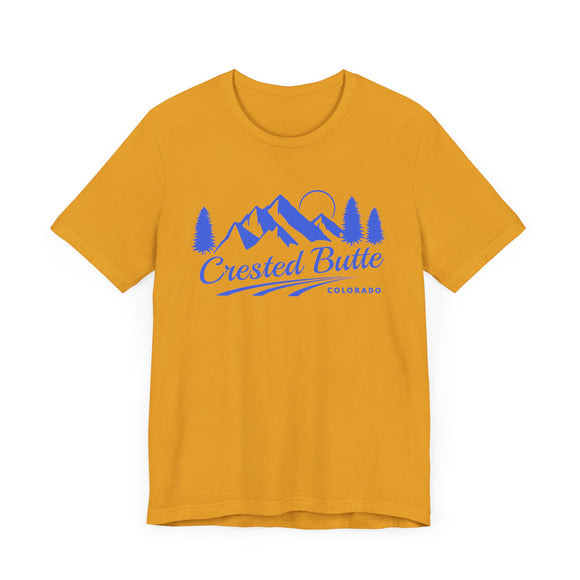 Crested Butte, Colorado T-Shirt - Retro Mountain Unisex Crested Butte Shirt