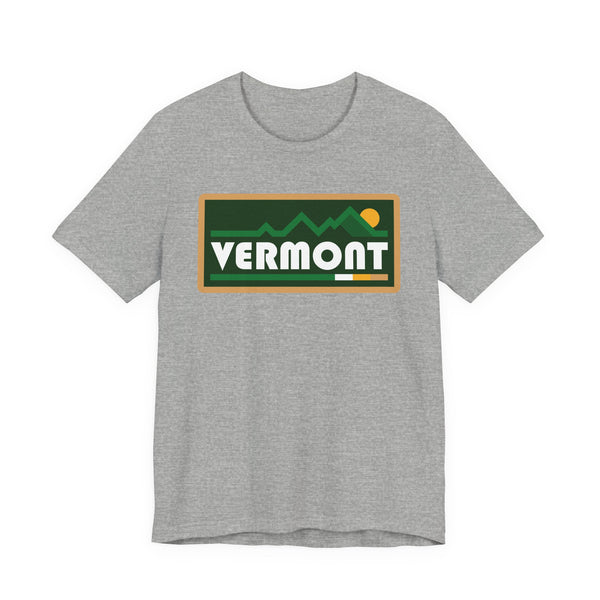 Vermont T Shirt - Retro Graphic Vermont Tee