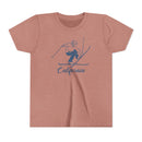 California Youth Vintage Snow Ski Graphic Tee - Kids T Shirt-1