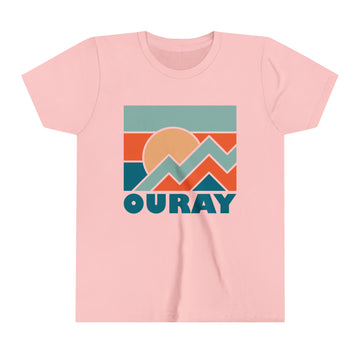 Buy pink Ouray, Colorado Youth T-Shirt - Kids Ouray Shirt
