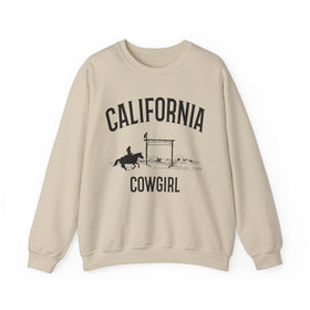 California Sweatshirt - Mountain Cowgirl Graphic Crewneck - 0