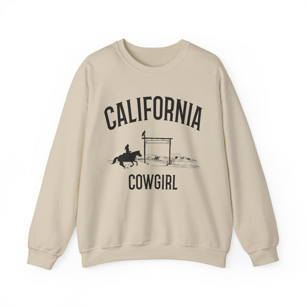 California Sweatshirt - Mountain Cowgirl Graphic Crewneck