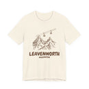 Leavenworth, Washington Mountain T-Shirt — Vintage Gondola Ski Mountain Tee-1