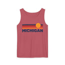 Michigan Retro Sunstripe Tank Top | Comfort Colors - 100% Cotton-5