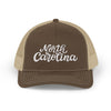 North Carolina Snapback Trucker Cap - Embroidered North Carolina Hat