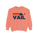 Vail, Colorado Mountain Stripes Sweatshirt | Comfort Colors - 100% Cotton-4