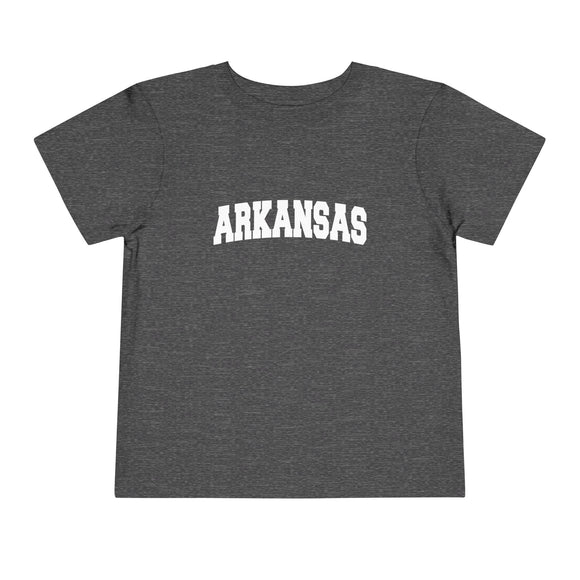 Arkansas Toddler Graphic Tee - Kids Arkansas Vacation Shirt