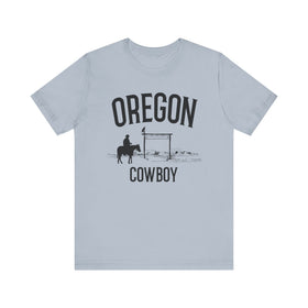 Buy light-blue Oregon Cowboy T Shirt - Oregon Graphic Tee