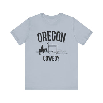Buy light-blue Oregon Cowboy T Shirt - Oregon Graphic Tee
