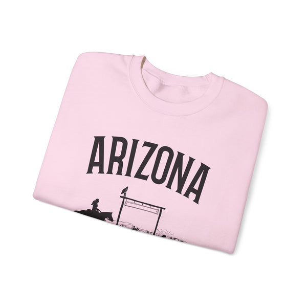 Arizona Sweatshirt - Mountain Cowgirl Graphic Crewneck