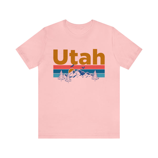 Utah T-Shirt - Mountain Sunset Unisex Utah Shirt