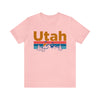 Utah T-Shirt - Mountain Sunset Unisex Utah Shirt
