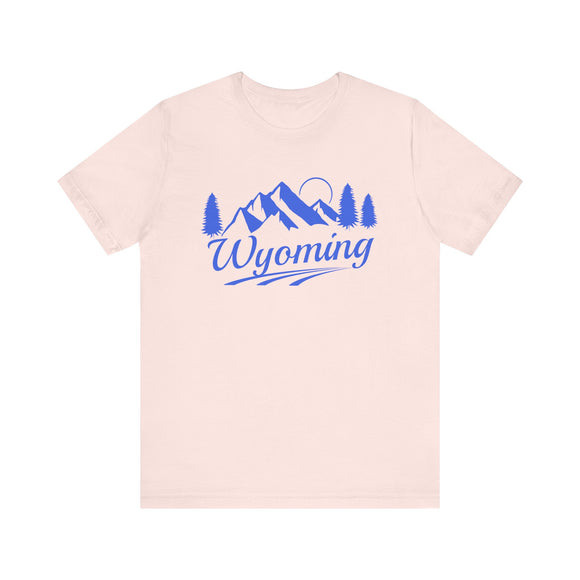 Wyoming T-Shirt - Retro Mountain Unisex Wyoming Shirt
