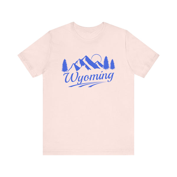 Wyoming T-Shirt - Retro Mountain Unisex Wyoming Shirt
