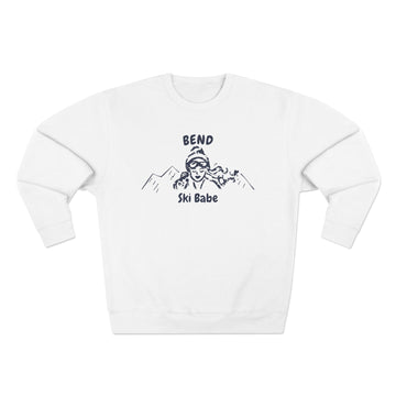 Premium Bend, Oregon Ski Babe Sweatshirt - 0
