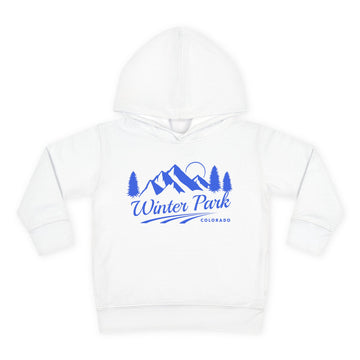 Winter Park, Colorado Toddler Hoodie - Unisex Mountain Winter Park Pullover Sweatshirt, Kids Hooded Jumper, Colorado Souvenir