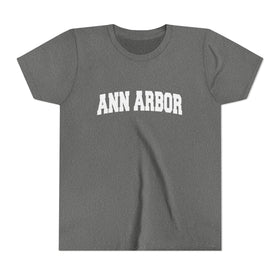 Ann Arbor, Michigan Youth Graphic Tee - Kids Ann Arbor T Shirt