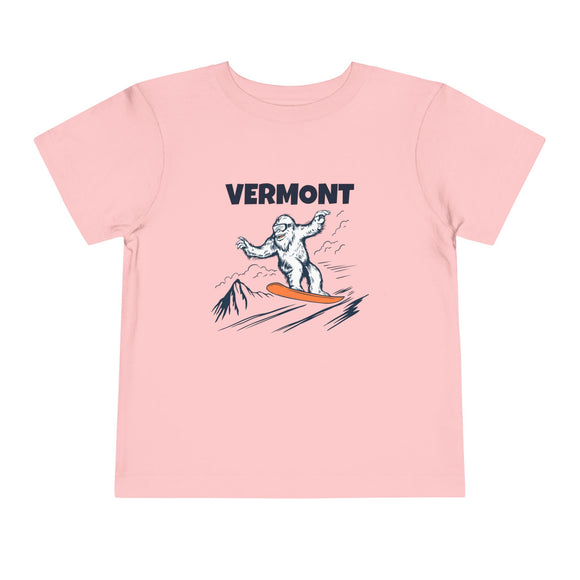 Vermont Yeti Snowboard Toddler Tee