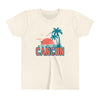 Cancun, Mexico Youth Shirt - Retro Palm Tree Cancun Kid's T-Shirt