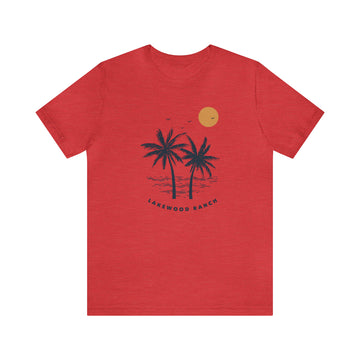 Buy heather-red Lakewood Ranch, Florida T-Shirt - Retro Unisex Lakewood Ranch Shirt