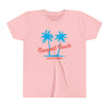 Newport Beach, California Youth Shirt - Retro Palm Tree Newport Beach Kid's T-Shirt