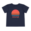 Moab, Utah Toddler T-Shirt - Retro 80s Toddler Moab Shirt