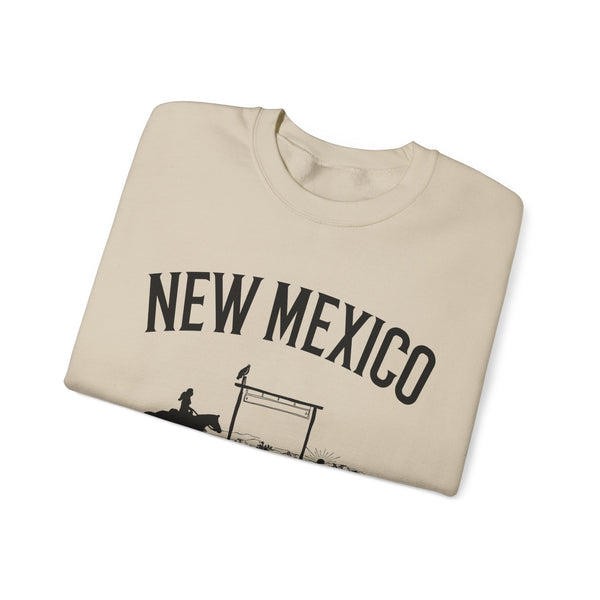 New Mexico Sweatshirt - New Mexico Cowgirl Graphic Crewneck