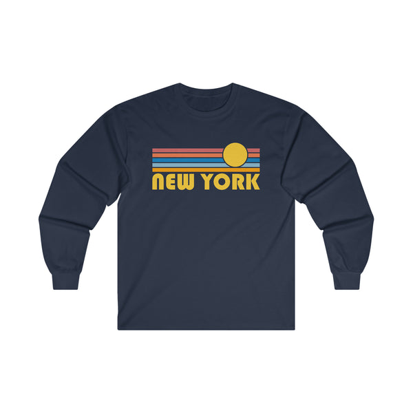 New York, New York Long Sleeve Shirt - Retro Unisex Shirt