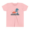 Huntington Beach, California Youth Shirt - Retro Palm Tree Huntington Beach Kid's T-Shirt