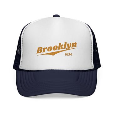Buy dark-navy Brooklyn New York Trucker Cap