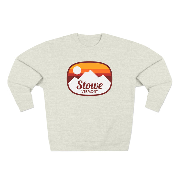 Premium Stowe, Vermont Sweatshirt - Retro Unisex Sweatshirt