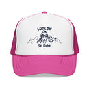 Ludlow, Vermont Ski Babe Trucker Hat — Foam Mesh Cap-2
