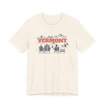 Vermont Après-ski T-Shirt - Vintage Mountain Graphic Tee