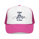 Stowe, Vermont Ski Babe Trucker Hat — Foam Mesh Cap-2