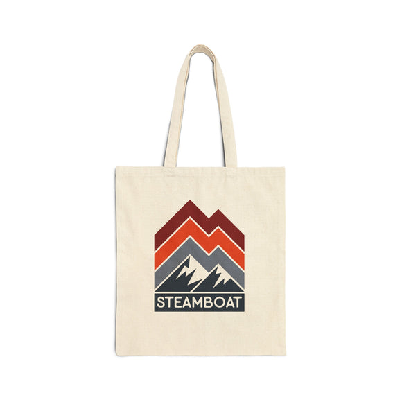 Steamboat, Colorado Cotton Canvas Steamboat Tote Bag