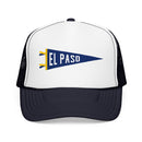 El Paso, Texas Pennant Trucker Hat — Retro Flag Foam Cap-4