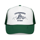 Leavenworth, Washington Ski Babe Trucker Hat — Foam Mesh Cap-3