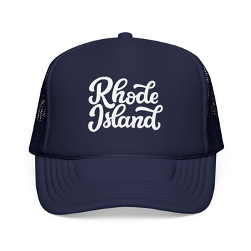 Buy dark-navy Rhode Island Trucker Hat - Rhode Island Cap