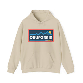 California Hoodie - Sun Unisex California Hoodie Graphic Sweatshirt - 0