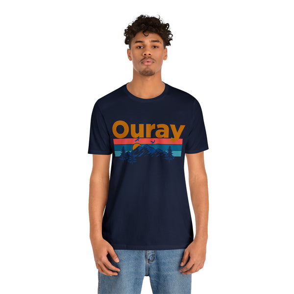 Ouray, Colorado Shirt - Mountain Sunset Unisex Ouray T-Shirt