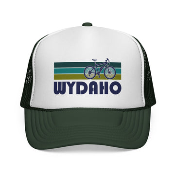 Buy dark-green Wydaho Retro Bike Trucker Hat - Vintage Style Wydaho Cap