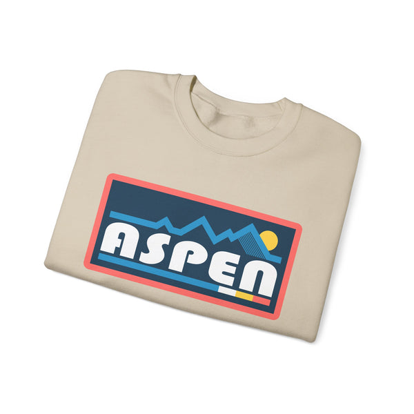 Aspen, Colorado Sweatshirt - Mountain Graphic Crewneck