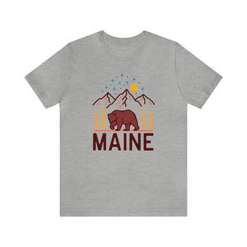 Maine T-Shirt - Retro Unisex Maine Shirt - 0